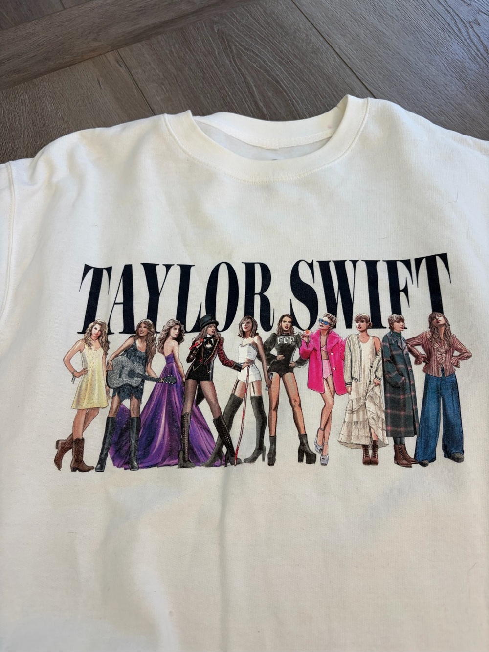 Taylor Swift Eras Crewneck Tee - Midnights